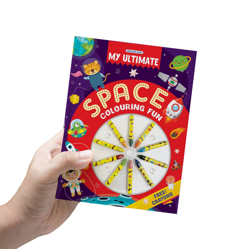 My Ultimate Space Colouring Fun Book with Free Crayons