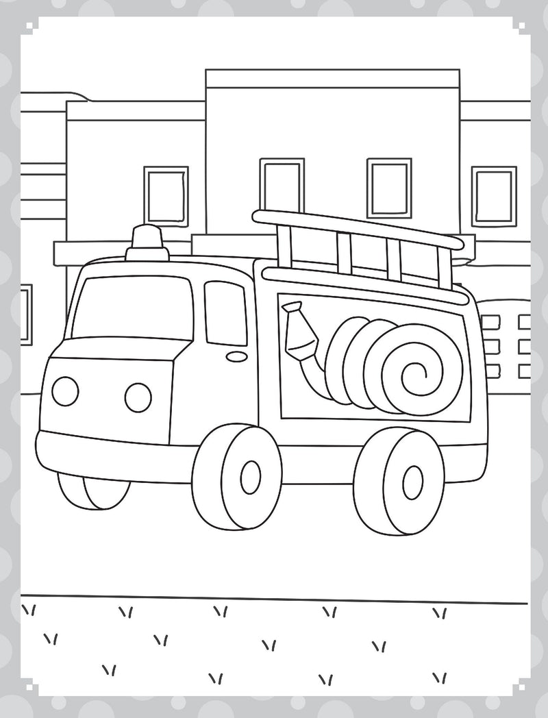 My Ultimate Vehicles Colouring Fun Book with Free Crayons