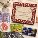 Wellness Gift Box for Women & Men | Self Care Hamper with 3 Meditative Colouring Sheets, 12 Sketch Pens, Lavender Bath Salt, Wax Sachet & Herbal Tea | Corporate, Birthday, Rakhi & Festive Gift - JoGenii