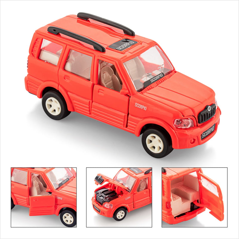 Pull Back N Go Scorpio Car Spring Action Toy For Boys Years No Battery Remote (Colours May Vary)