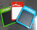 My First Tab Slate Double Side Writing Board & Attached Campass Box for Kids 5 +  (Colour May Vary)