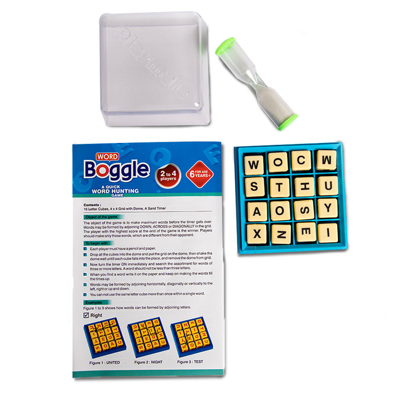 Word Boggle- A Quick Word Hunting Fun Game for Age 6 Years & Above,20 Pieces