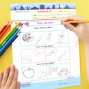 Purple Turtle Worksheets for Nursery Kids (3-4 Years)