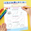 Purple Turtle Worksheets for LKG Kids (4-5Years)