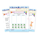 Purple Turtle Preschool Worksheets for Kids Combo of Level 1,2,3 (3-5 Years)-150 worksheets