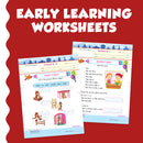 Purple Turtle Preschool Worksheets for Kids Combo of Level 1,2,3 (3-5 Years)-150 worksheets