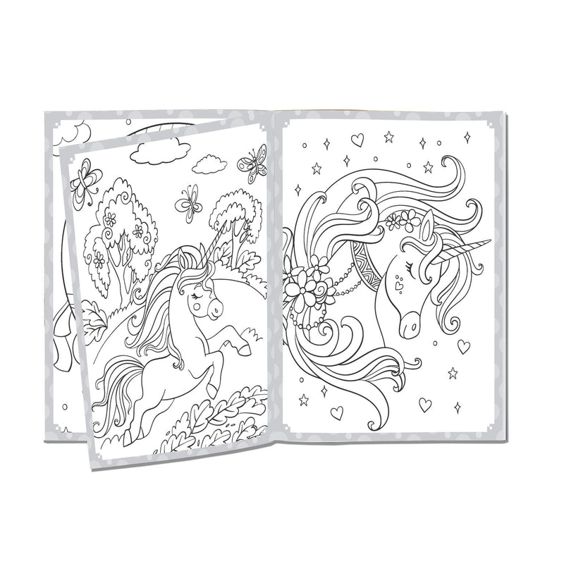 My Ultimate Unicorns Colouring Fun Book with Free Crayons