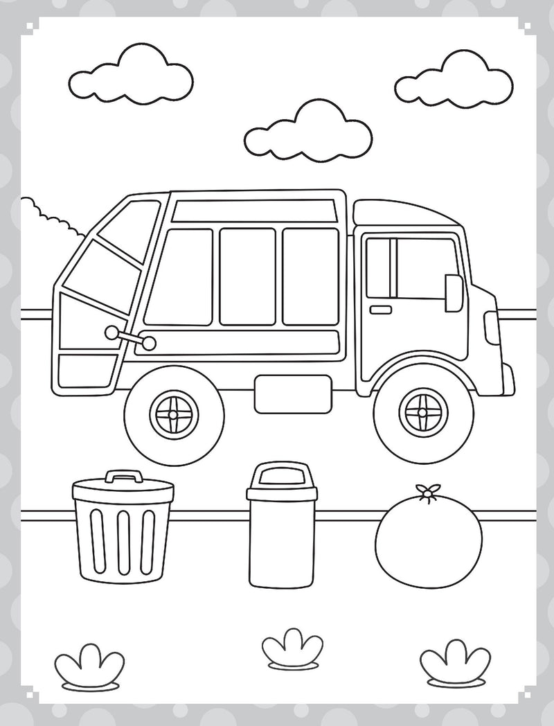 My Ultimate Vehicles Colouring Fun Book with Free Crayons