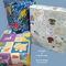 eVincE Assorted Gift Wrapping Paper | Dinosaur Fish Cat 3 designs 15 sheets | 70 x 50 cms size
