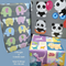eVincE Assorted Gift Wrapping Paper | Dinosaur Panda Elephant 3 Pattern 15 sheets | 70 x 50 cms size sheets