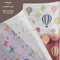 eVincE Assorted Gift Wrapping Paper | Word Search, Butterfly game & Hot Air Balloon, 3 Designs with facts | 70 x 50 cms - 15 sheets