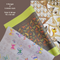 eVincE Assorted Gift Wrapping Paper | Butterfly, Giraffe & Dogs, 3 Designs with facts | 70 x 50 cms - 15 sheets