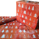 eVincE Christmas Gift Wrapping Paper for kids | Xmas Tree Graphic Pattern with Facts | Pack of 10 Sheets | 70 x 50 cms