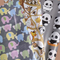 eVincE Assorted Gift Wrapping Paper | Elephant Giraffe Panda 3 Designs 15 sheets | 70 x 50 cms