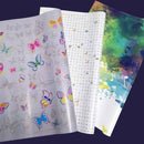eVincE Assorted Gift Wrapping Paper | Word Search, Butterfly  & Music 3 Designs with facts | 70 x 50 cms - 15 sheets