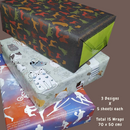 eVincE Assorted Gift Wrapping Paper | Dogs, Sports & Cats, 3 Designs with facts | 70 x 50 cms - 15 sheets