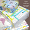 eVincE Gift Wrapping Paper | 3 assorted designs, 15 sheets | World Map, Word Search & Emoji Pattern with fun Facts | 70 x 50 cms size