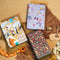 eVincE Assorted Gift Wrapping Paper | Butterfly, Giraffe & Dogs, 3 Designs with facts | 70 x 50 cms - 15 sheets