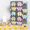 eVincE Assorted Gift Wrapping Paper | Dinosaur Panda Elephant 3 Pattern 15 sheets | 70 x 50 cms size sheets