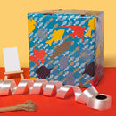 eVincE Assorted Gift Wrapping Paper | Fish, Books  & Human Faces, 3 Designs with facts | 70 x 50 cms - 15 sheets
