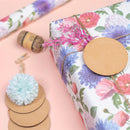 eVincE Assorted Gift Wrapping Paper | Floral Patterns, 3 Design patterns | 70 x 50 cms - 15 sheets