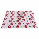 eVincE Christmas Gift Wrapping Paper for kids | White & Red Xmas Elements with Facts | Pack of 10 Sheets | 70 x 50 cms