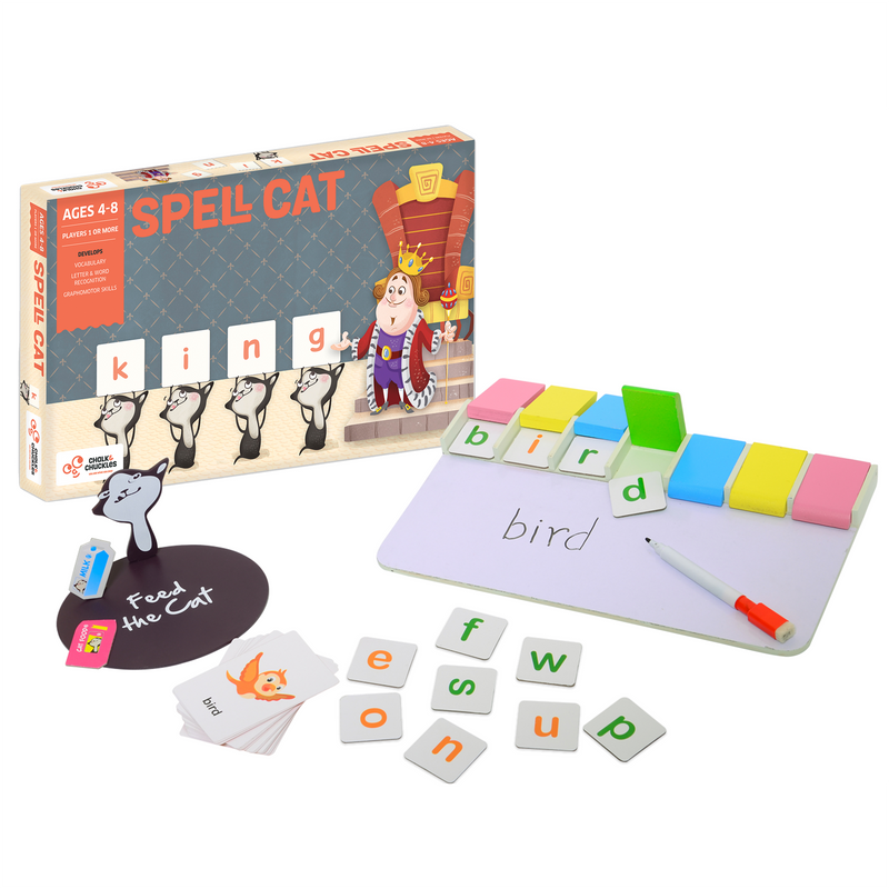 Spell Cat, Spelling Activity Kit (4-8 Years) Educational Game