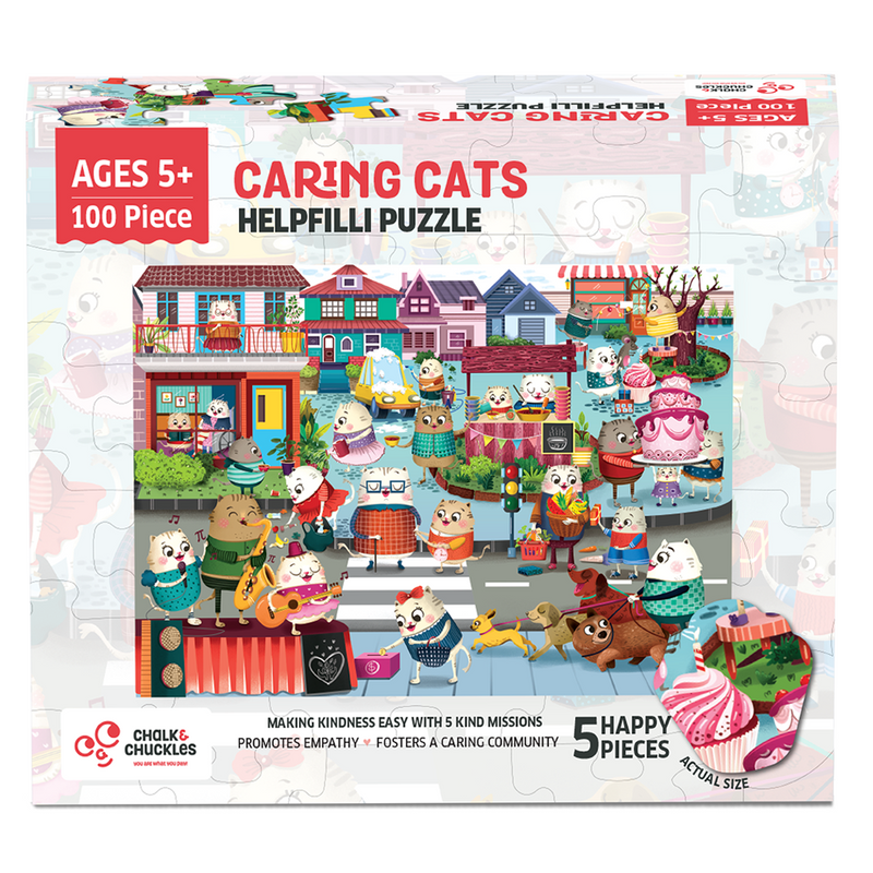 Helpfilli Cat 100 Piece Jigsaw Puzzle