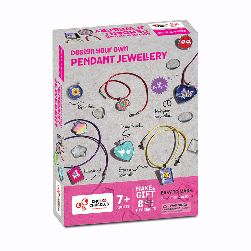 Art and Craft Pendant Jewellery Making Kit- Stylish Creative DIY Toy