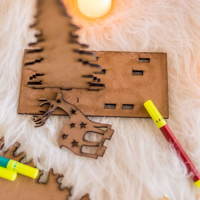Ultimate DIY Christmas Combo Kit (Diy Christmas Tree , Diy Christmas Decor , Diy Christmas Stencil and scratch paper )