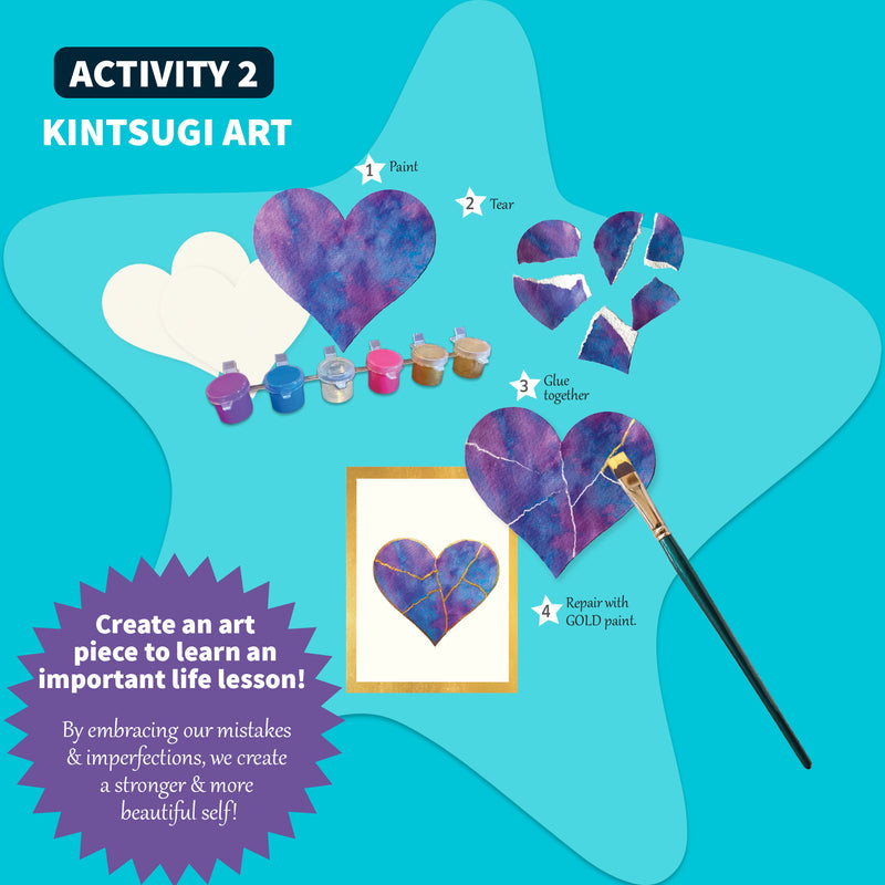 BeYouTiful Me Art and Craft Kit, Scratch Art & Journal Kit