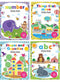 Set of 4 Sticker Books - Number, ABC, Things that Move & Shapes and Opposites