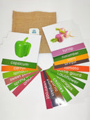 ZulaMinds Vegetables Flash Cards