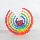 10 Piece Large Rainbow Stacker