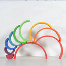 10 Piece Large Rainbow Stacker