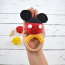 Mickey Rattle Cum Soft Toys - Multicolor