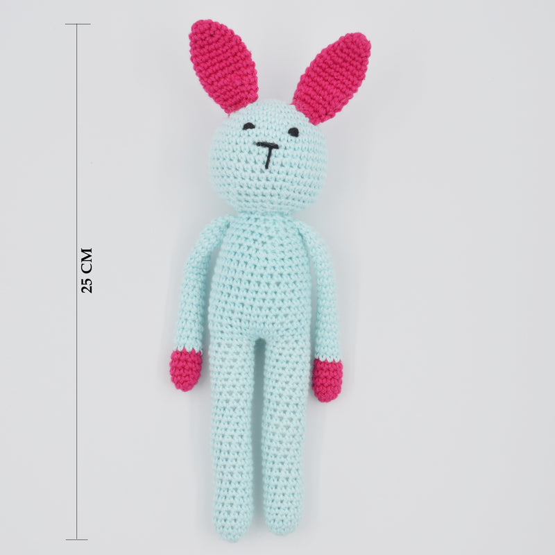 Stuff Baby Doll Crochet Soft Toys - Sky Blue