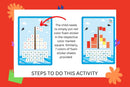 Mosaic Art Sticker Reusable Activity Set - 8 creative mats with square sticker sheets
