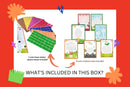 Mosaic Art Sticker Reusable Activity Set - 8 creative mats with square sticker sheets