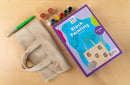 DIY Block Print your own Canvas Jute Bag