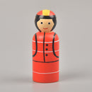 Svecha Toys: Community Helpers Peg dolls - Option 2 (Set of 6)