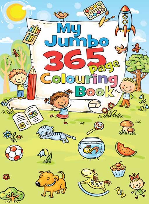 My Jumbo 365 Page Colouring Book: 1 (365 Colouring Book)