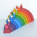 Rainbow Peg Dolls, 12 Pieces
