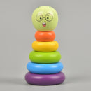 Svecha Toys: Caterpillar rainbow ring stacker