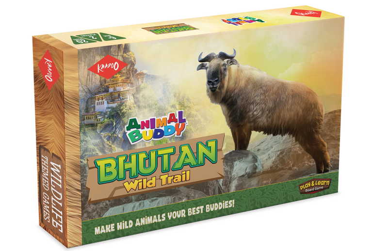 Animal Buddy - Bhutan Jungle Discovery - Play & Learn Board Game for Kids 4+ & Family