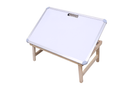 The Little boo Wooden white portable study table with clipboard for Kids