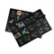 Reusable Chalk Board Drawing Table Mats, Set of 3 Mats (Includes 10 Coloured Chalks)