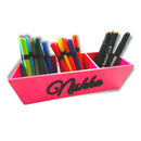 Stationery Holder - Pink ( Personalization available )