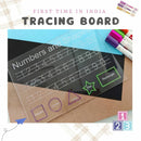 KIDDO KORNER | Reusable Acrylic Numbers Tracing Board | Numbers & Shapes Tracing Tray for Kids | Acrylic Numbers Writing Tray Toy | 0 to 9 Numbers Tracing Track