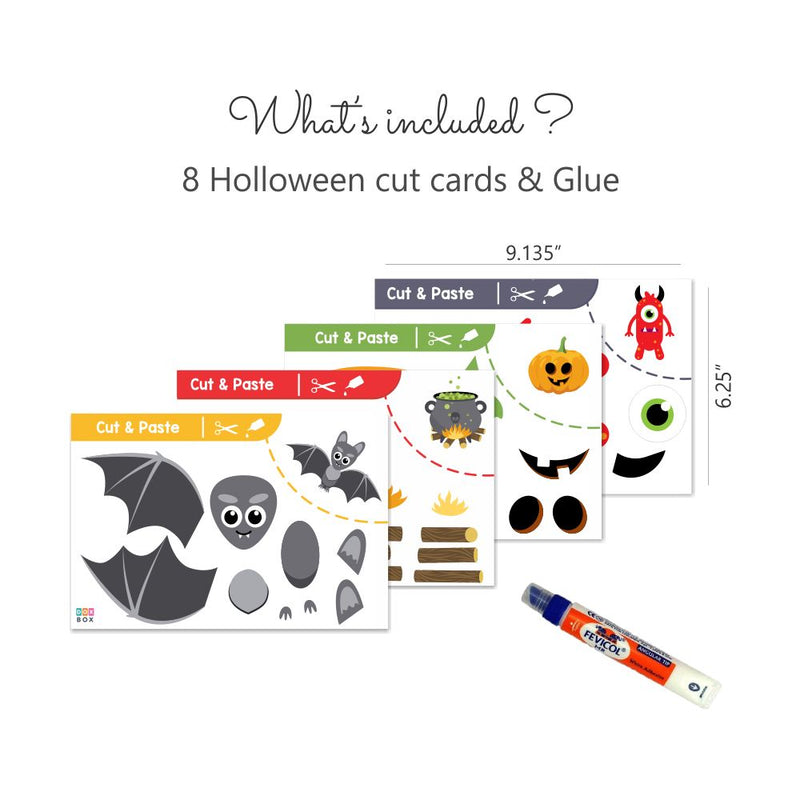 Cut & Glue Activity - Halloween